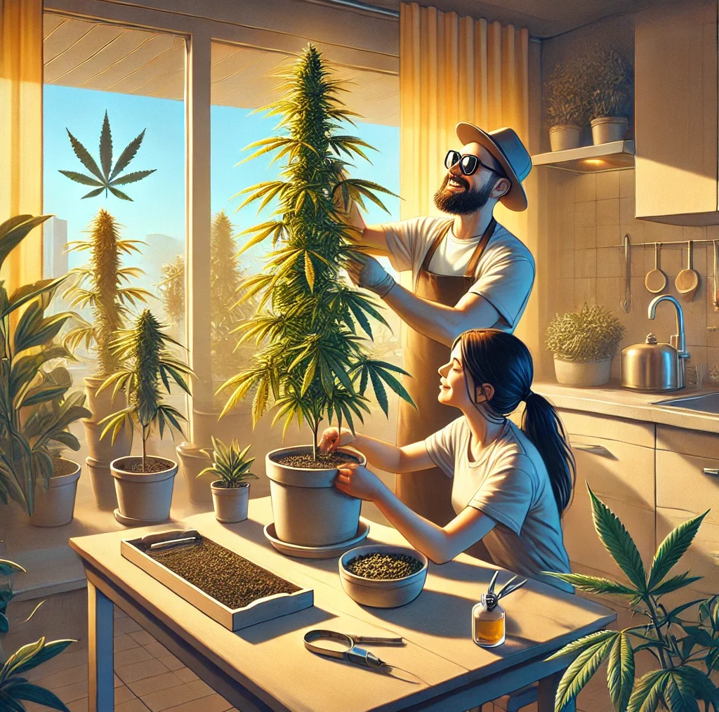 Unillustrazione-sobria-e-accogliente-che-rappresenta-indirettamente-la-coltivazione-domestica-di-piante-verdi-in-un-ambiente-casalingo-senza-esplici.